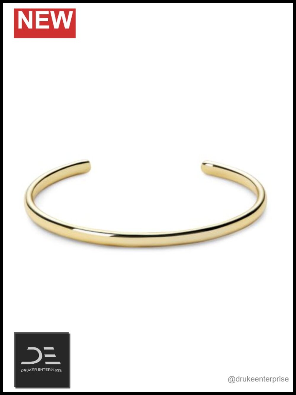 14K Gold Plated Cuff Bracelet Women Minimalist Bangle Stackable Jewelry